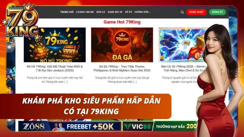Giới Thiệu Thông Tin Về Cổng Game Vạn Người Mê 79KING 3 Không lo nhàm chán với kho siêu phẩm của cổng game